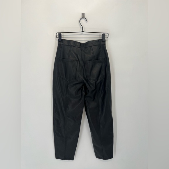 Zara Faux Leather Vintage Inspired Western High Rise Pants - Picture 7 of 8